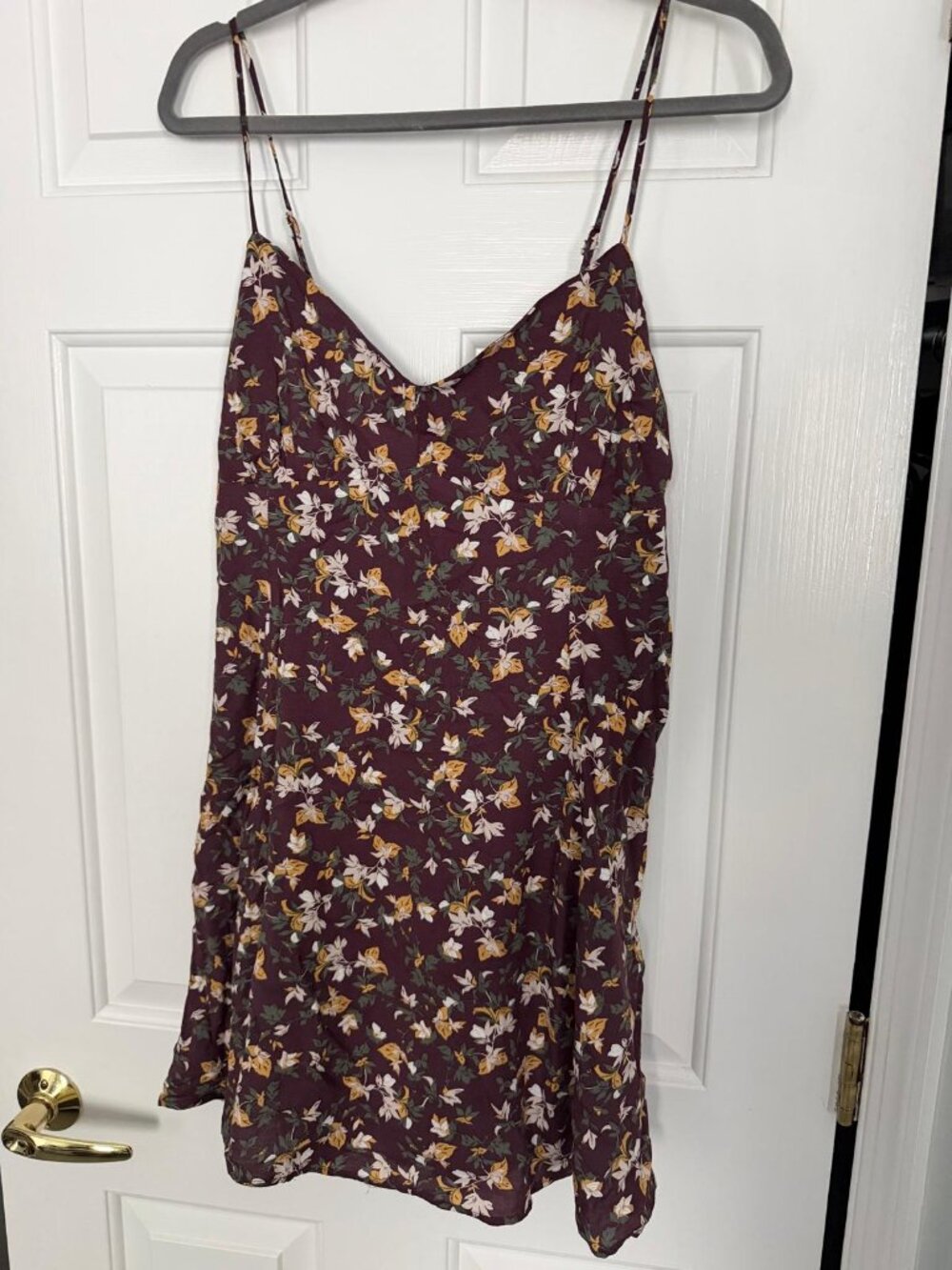 BLUSH BJ Strap Dress in Purple Floral